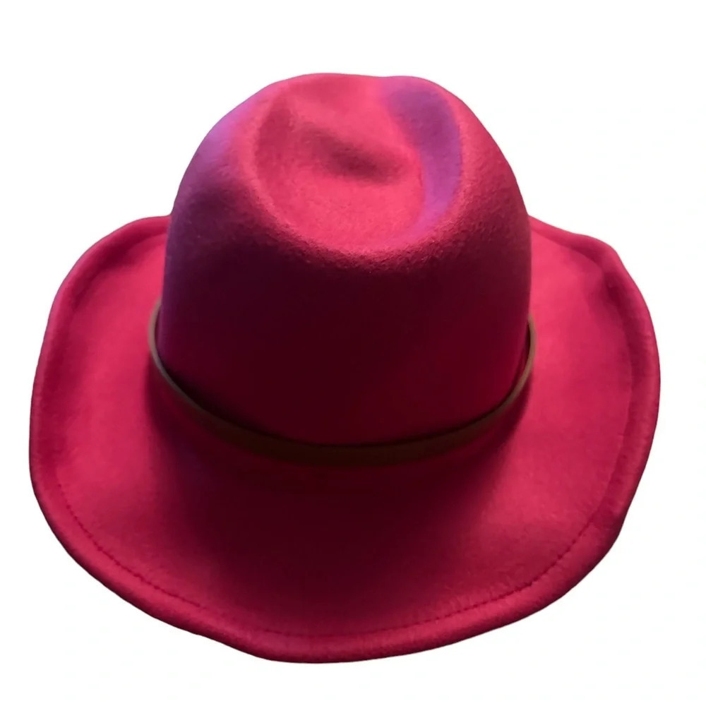 NWOT pink felt western hat